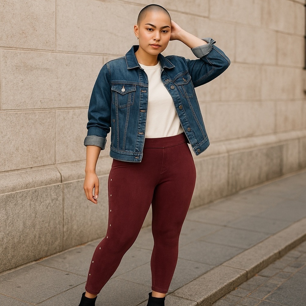 ❄️ Torrid | Platinum Legging - Velvet Purple with Pearls